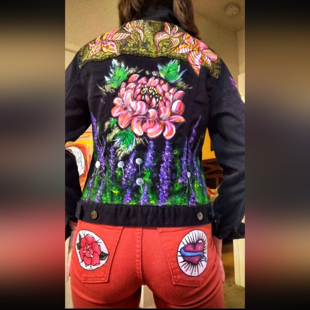Jacket and jeans